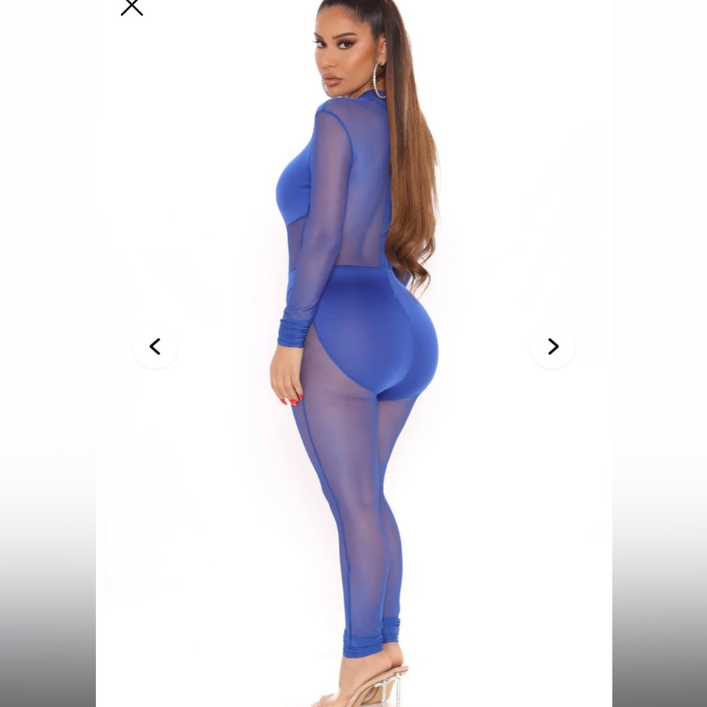 NWT fashion Nova jumpsuit 💙 - Picture 3 of 9